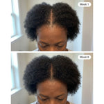 Customer before and after — Week 1 vs Week 8
