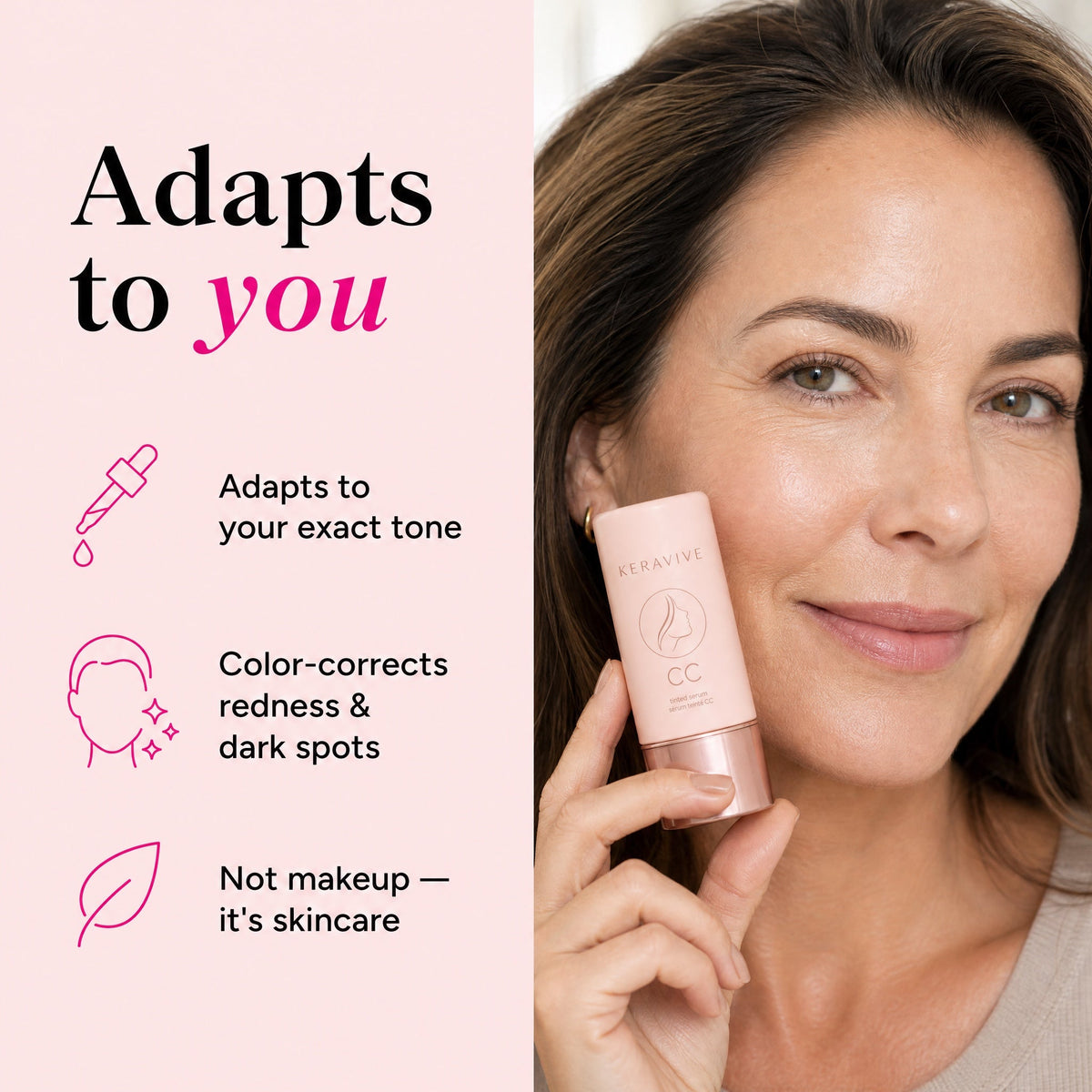Keravive Tone Adapt CC Serum