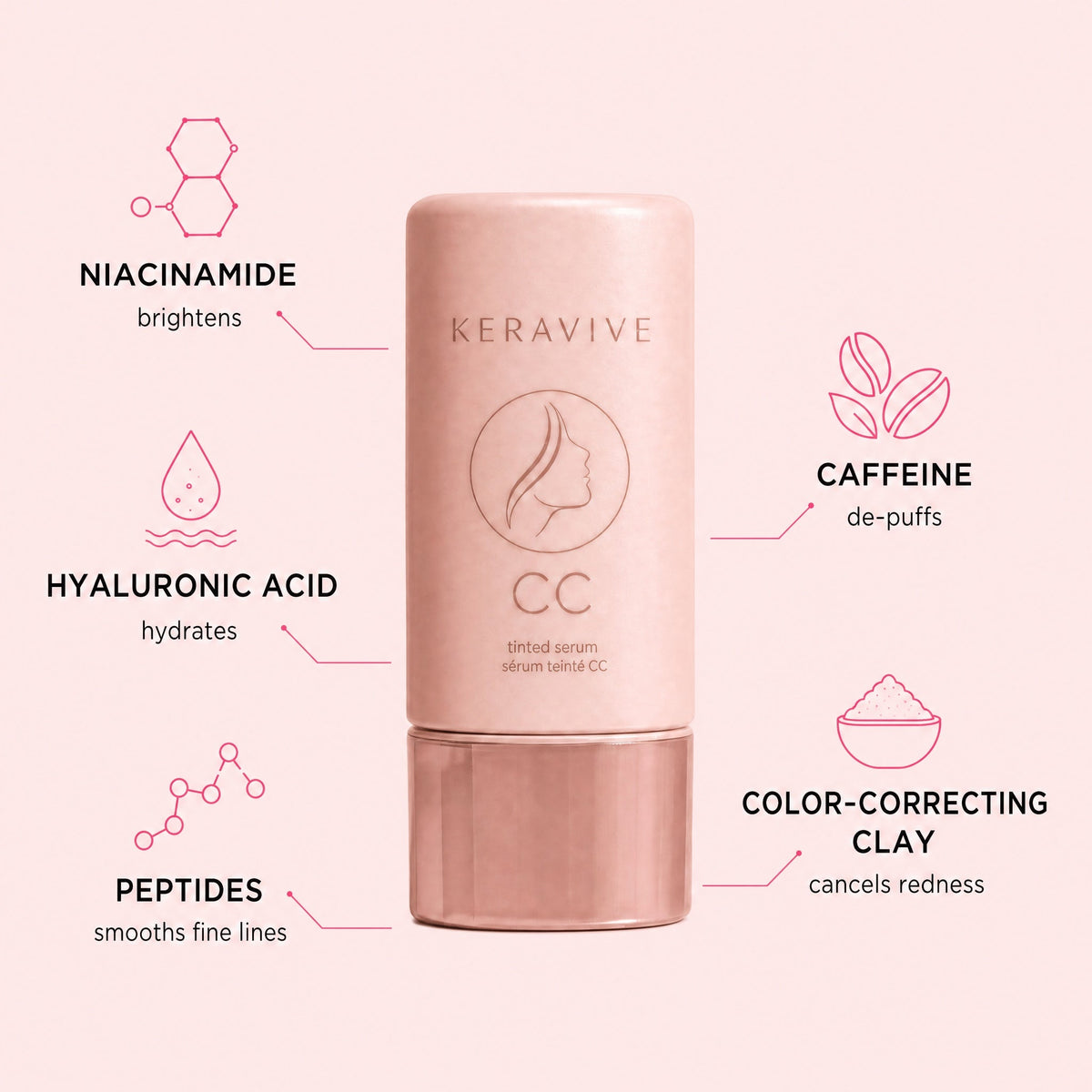 Keravive Tone Adapt CC Serum
