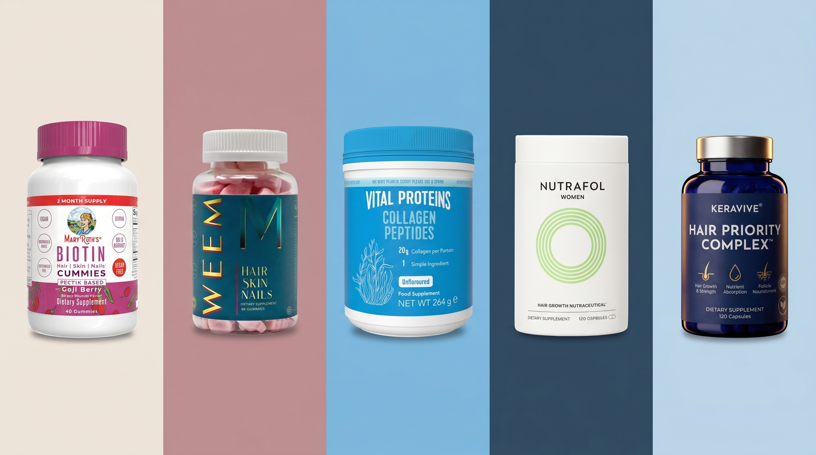 Top hair growth supplements ranked