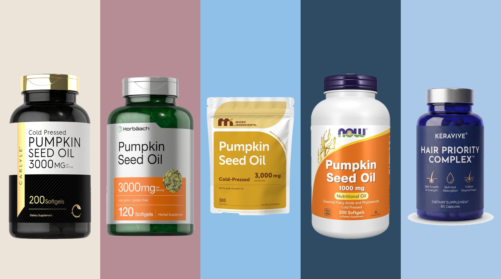 The most popular pumpkin seed oil supplements for GLP-1 hair loss, reviewed by a dermatologist